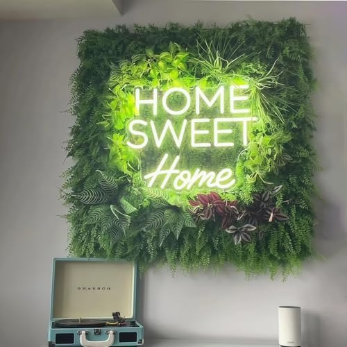 Home Sweet Home Neon Zeichen für Wanddekoration Neon Wandkunst Acryl LED Lichter mit hängender Kette Licht oben für Schlafzimmer Decor Mann Höhle Bar Pub Absolvent Hochzeit 5V USB Powered Dimmable