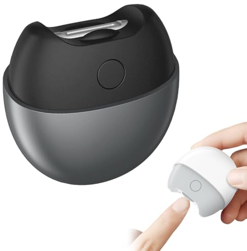 2026 Neuauflage Elektrische Nagelknipser, Smart Nagelknipser Für Senioren, Elektrischer Nagelknipser Mit Led-Licht, Schmerzloser Zehennagelschneider Für Dicke Nägel, Arthritis (schwarz)