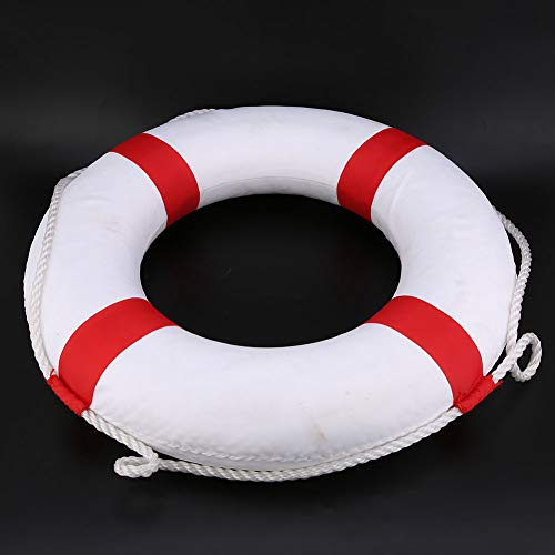 OEBUAFI Flotador Salvavidas Premium, Salvavidas Profesional con Cubierta de Tela Oxford y Núcleo de Espuma para Seguridad en la Piscina, 49 Cm de diámetro.