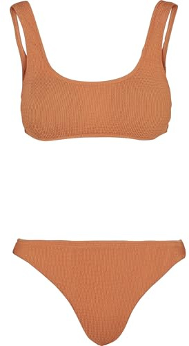 Urban Classics Ladies Tanktop Crinkle Bikini Papaya L