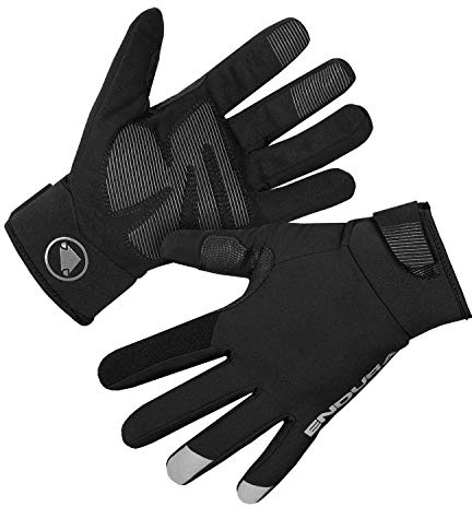 Endura Strike Vattentäta cykelhandskar | MTB | Väg | Varma handskar | Ergonomisk design | Värme, svart, L
