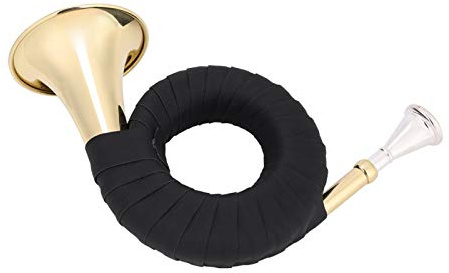 Mini-Jagdhorn, hochwertiges Messing, professionelles Bb-Jagdhorn, leicht für Musik-Liebhaber