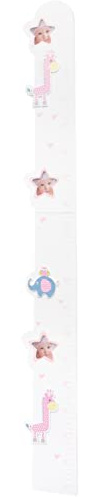 Maturi Hölzerne Messlatte für Kinder, 70 cm bis 155 cm (ca. 8 Monate – 11 Jahre), Kinderzimmer-Dekoration, Geschenk, rose