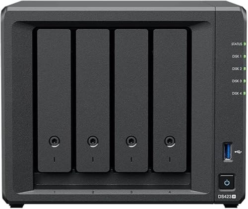 Synology DS423+ 48TB 4 Bay Desktop NAS Solution installed with 4 x 12TB HAT5300 Drives