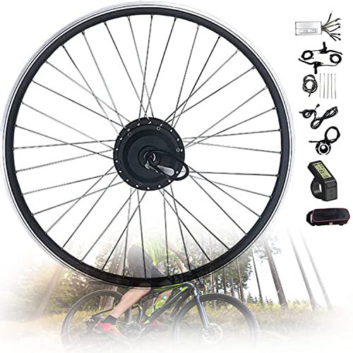 Ebike Conversion Kit Rear Wheel,48V 1000/1500W Electric Bicycle Hub Motor Kit,20/24/26/27.5/28/29/700C Rear Wheel E-Bike Conversion Kit,E-Bike Hub Set,1000W-29in