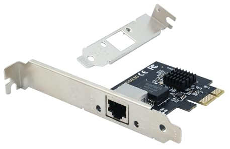 SODOLA 2.5Gb PCIe Network Card,2.5GBase-T PCI Express Network Adapter NIC, with Realtek RTL8125B Controller, Single RJ-45 Port, PCIe 2.1 x1 Support Windows Server/Linux