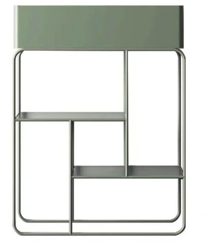2-stöckiges Blumenregal, Pflanzenständer for den Außenbereich, Metall-Pflanzenregal, Tischpflanzen, Blumentopfständer, Ecke, schmaler Pflanzenhalter, kreatives Präsentationsregal for frische Blumen, m