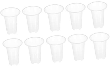 BESPORTBLE 5pièces Pots à Fleurs Plastique Respirants pour Orchidées Lot de Transparents Et Ventilés Adaptés pour Jardinage Intérieur Et Extérieur