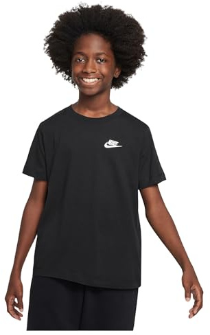 Nike K NSW Tee EMB Futura Lbr Top Unisex - Bambini e Ragazzi (Pacco da 1)