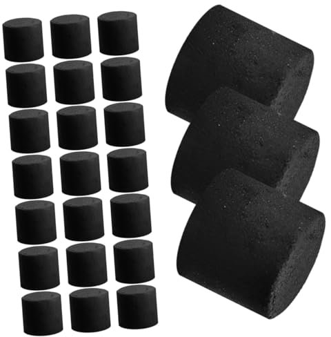 ORFOFE Wiederverwendbare Handwärmer Räucherscheiben Holzkohletabletten Feuerstellen-Holzkohle Nachfüllbare Herdkohle