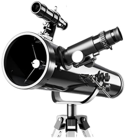 ZWQXZX Telescope Astronomy Fernrohr Teleskop Astronomie-Teleskop Mit Stativ, Tragbares Teleskop, Astronomisches Teleskop Für Anfänger Zur Mond- Und Sternenbeobachtung Teleskop Astronomie(Black)