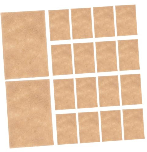 FOMIYES 20 Piezas Tela de sisal baijie Estropajo Natural estropajos Resistentes estropajos para Trabajo Pesado Almohadillas de Limpieza estropajos domésticos Esponja poliéster Light Brown