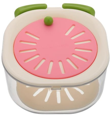 Mipcase Cesta de Drenaje para Frutas y Verduras, Colador Fino de Pp y Pet, con Tapa, Adecuado para Lavar y Conservar Cocina