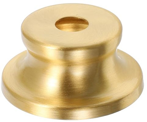 NUOBESTY Supporto Lampada in Rame Massiccio Base in Metallo Per Lampade Da Tavolo Terra e Sospensione Decorazione Robusta e Resistente Per Lampadari e Lampadine