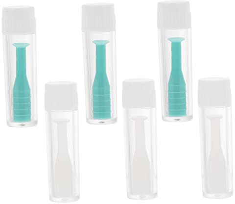 OUNONA 6 pièces Outils de Retrait de Lentilles Ventouse Souple pour Insérer et Retirer Vos Lentilles de Contact Accessoires et Portable pour Voyage et Hygiénique