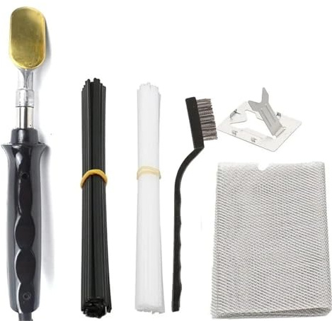 DGOINGPI Soldador de plástico Herramienta Profesional para reparación de Superficies de Parachoques de Coche.