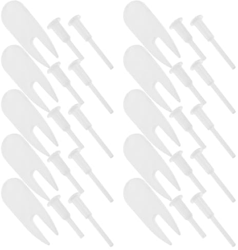 SOPOTUTU Kit de Remplacement de Bouchons pour Ballon d'exercice 60 Pièces en Plastique Abs, Bouchons Longs 5 Cm et Courts 3,5 Cm avec Extracteur, Étanchéité Anti-Fuite pour Ballons de Yoga,