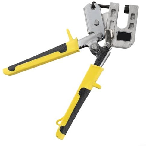 Pince à sertir en alliage d'aluminium de 25,4 cm pour goujons métalliques – Capacité de calibre 22, profondeur de gorge de 3,8 cm, poignées ergonomiques antidérapantes, cloisons sèches et pour Pla