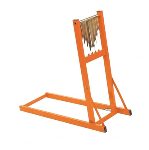 Folding Heavy Duty Sawhorse,Steel Firewood Cutting Stand,Portable Saw Horse for Log,1763 Lbs Capacity,for Factories Farms Garages