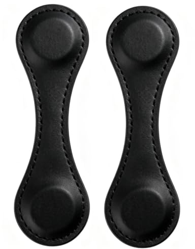 2 Porte Serviettes Magnetiques Cuir Pince Torchon Cuisine Salle Bain
