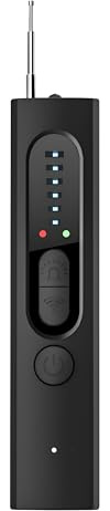 Gonikli Detector de Camaras y Microfonos Ocultos, Camara Espia Espía Oculta, Monitoreo Remoto Detector Portátil Camara Oculta, Inalámbrico, Oficina, Hotel（1.5 * 3 * 10 ）