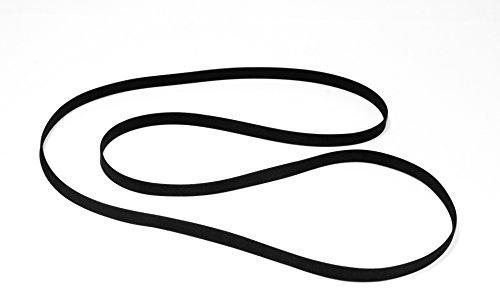 Thorens Compatibile Ersatz-Antriebsriemen für Thorens TD-280 EXCLUSIVE, Kautschuk Flachriemen, Plattenspielerriemen, Schwarz