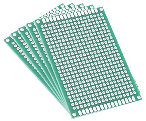 sourcing map 5 Stück Doppelseitige Leiterplatten Universal 5x7cm