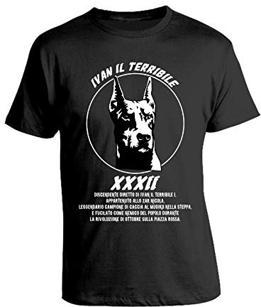 bubbleshirt T-Shirt Uomo - Ivan Il Terribile - Parodia Cinema Cult Anni 80 - Grafica Humor rétro, Idea Regalo