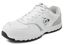 DUNLOP Scarpa di sicurezza S3 bianca in pelle scamosciata e mesh (griglia) idrorepellente con punta in composito e senza metallo EN ISO 20345: 2011 - DL02010, bianco, 40 EU