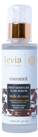 Levia | Sérum à l'Huile de Coco | Renforce et Protège vos Cheveux | Garde les Racines et Follicules Sains Lévia | Cheveux Soyeux, Brillants et Pleins de Volume Lévia | 100ml