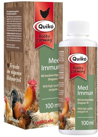 Quiko Hobby Farming – Med Immun per Pollo 100 ml – Vitamine per Pollo – Accessori per Pollo