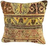 kelim kissen 40x40 cm handgefertigt kelim kissenbezug orientalische kissen kopfkissen viereckig dekorative bohemian kissenhülle dekokissen sofakissen zierkissen code A2551