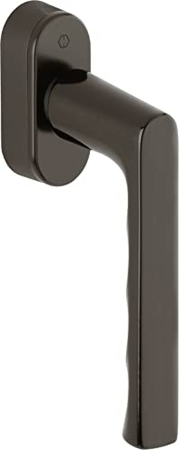 HOPPE HAMBURG Fenstergriff SecuForte+VarioFit 90° 7x32-42mm braun RAL 8707 Ref. 11701365