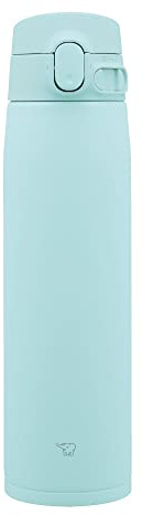 Zojirushi SM-VA72-AM Water Bottle, One-Touch Stainless Steel Mug, Seamless, 24.3 fl oz (720 ml), Mint Blue