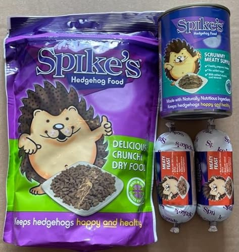 Hedgehog Food Variety Pack (Crunchy Dry Food/Tin/Sausages)