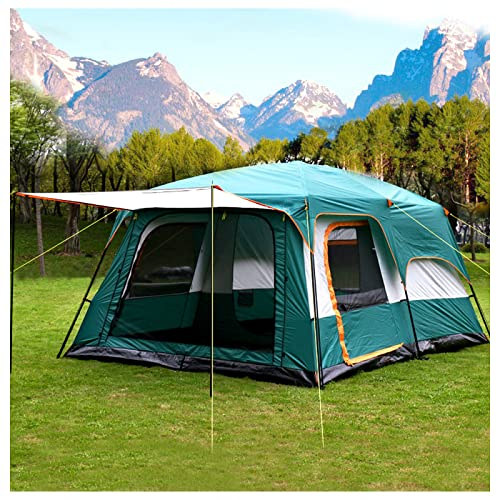 Camping-Pod für 5 bis 8 Personen, Zwei Zimmer und EIN Wohnzimmer, insektensichere Familienzelte für Camping, praktisch, Robustes Tipi-Zelt, Camping für Wandercamping