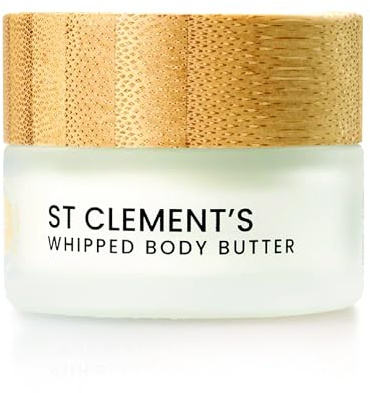 St Clement's Whipped Body Butter | 100% Natural | Intensely Moisturising & Long-Lasting Hydration | Enriched With Shea Butter & Coconut Oil | Edinburgh Natural Skincare | Travel Friendly