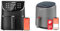 COSORI 5.5L Smart Air Fryer Oven, 200 Recipes(Cookbook & Online), APP Control, Square & Removable Basket, 13 Cooking Functions, Roast, Bake, Reheat, Dishwasher Safe, Black