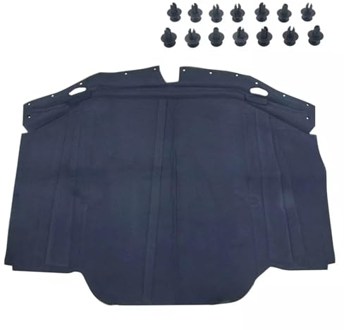 DEMUR Vordere Haube Motor Wärmedämmung Pad Schallschutz Baumwolle Abdeckung Matte for Mercedes-Benz 300SL 500SL 600SL R129 SL320 SL500 SL600 Schalldämpfende Matte