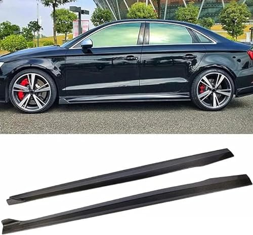 Teptal Auto-Seitenschweller für VW Golf 6 VI MK6 R20 2010 2011 2012 2013, Kohlefaser Seitenschweller Trittbretter Schweller Einstiegsleisten Seitenstufen