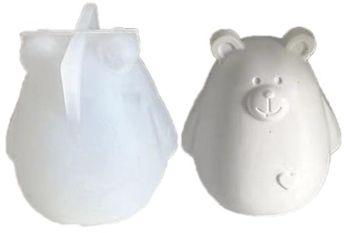 NOPOXA Silikon-Bär-Kristallform, realistische Bären-Figuren, Bastelform, Tiermotiv, Epoxidharz-Formen für Handarbeit