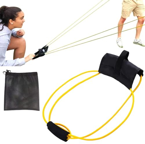 Wasserballonschleuder, Schleuderkanonenwerfer mit 300 Yd Wasserballon, 3 Personen Balloon Giant Sling Shots T-Shirt Fußballwerfer Erwachsene Spielzeug für