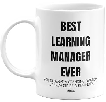 MIPOMALL Learning Managers Mug Gifts, Best Learning Manager Ever, Deserve Standing Ovation, Coffee Mugs Tea Cup - wmE4xx059