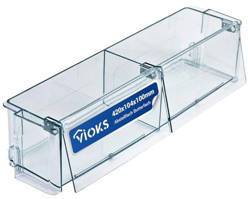VIOKS Abstellfach Ersatz für Bosch Siеmеns 00705208 705208 Türabsteller Absteller Fach Butterfach mit Klappen Balay Constructa Küppersbusch Neff Kühlschrank Ersatzteile