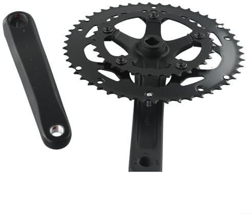 Startbuymore Bicycle Crank Chainset, Double Chainring Design, For Road Bike Chainset, 34/50T, 170Mm,The Chainring Is Compatible With 9Spd, 10Spd, 11Spd Chain.(type B)
