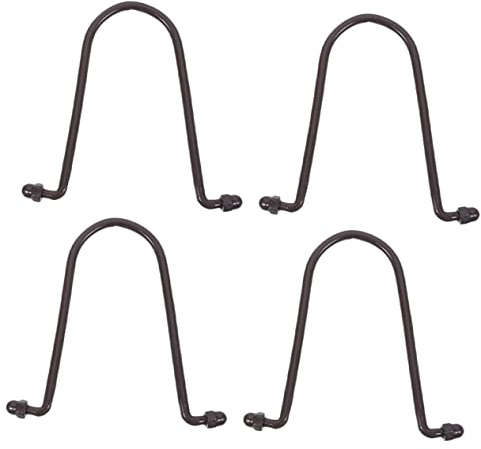 ifundom 4pcs Rain Chain Hooks for Gutter Adapter Multi-use Install Hook for Bird Feeders String Lights and Lanterns for Garden Decoration and Rain Management