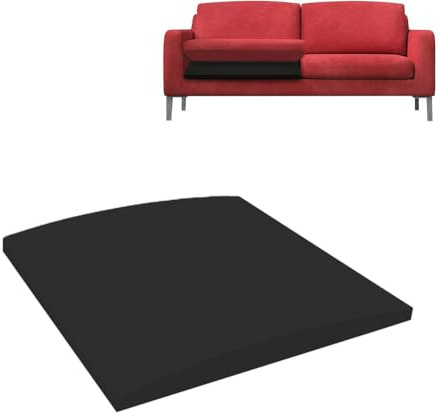 Cuscino di supporto per divano cedente, 40/50/60 cm, inserto in schiuma ad alta densità, per divano, mobili, seduta, sotto il divano, in schiuma curva (1,60 x 60 cm)