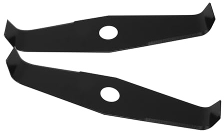 Yardenfun 2 Piezas Cuchillas de Repuesto para Desbrozadora Acero Manganeso Duradero Accesorios para Cortacésped y Desbrozadora para Hierba Alta y Ligera