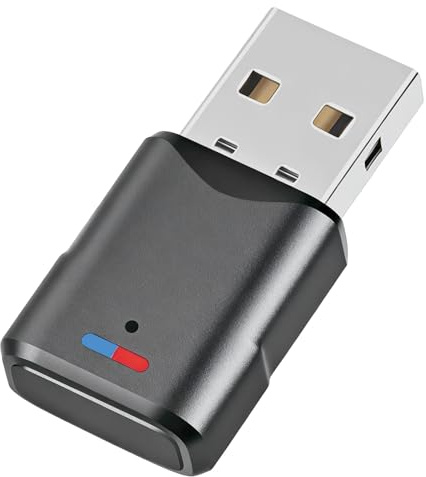 Adaptateur Bluetooth 5.3 USB pour PS5 PS4 PC Switch Mac Dongle Double Appairage Faible Latence Clé émetteur Audio sans Fil pour Macos Manette Windows Casque Enceinte