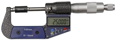 Digital Exterior MIRCOMETER 0-25/50/75 / 100mm Precisión 0.001mm Calibrador digital for herramienta de medición de diámetro de salida(25-50mm)